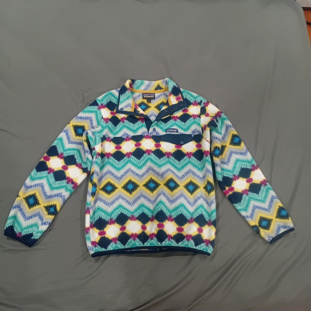 Patagonia Vibrant Chevron Fleece Jacket - Picture 3 of 8